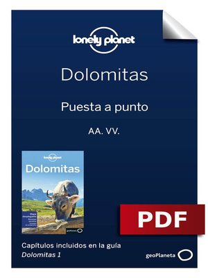 cover image of Dolomitas 1_1. Preparación del viaje